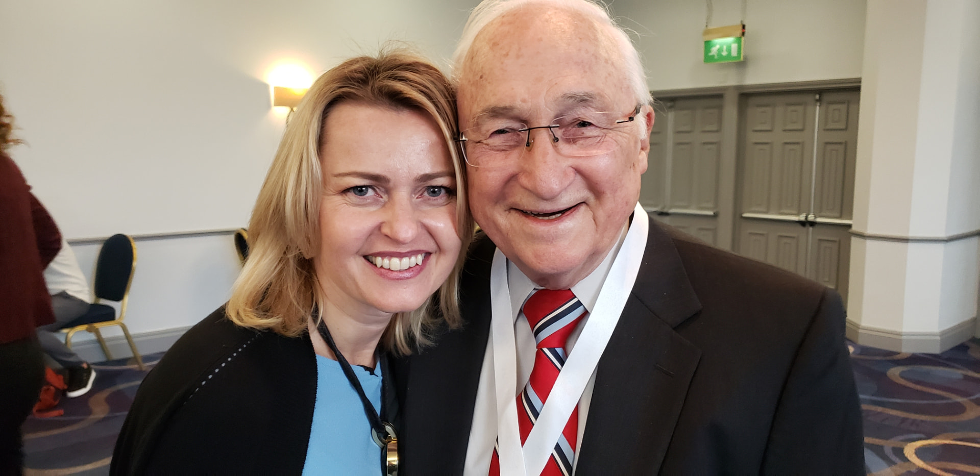 John Zachman, founder of the Zachman Framework, with Sasha Aganova